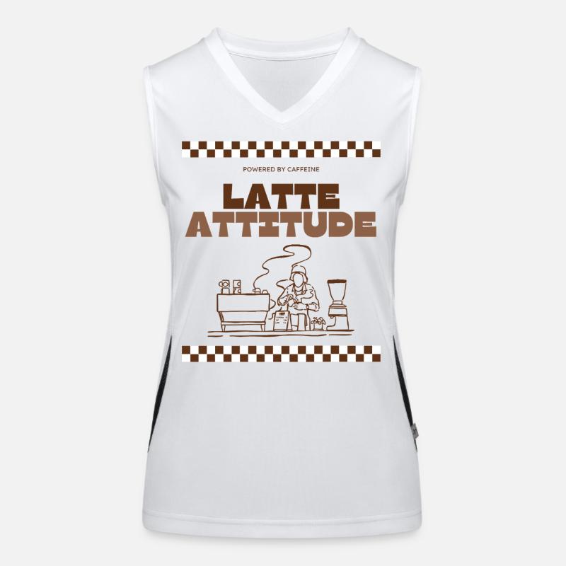 Latte Attitude Women's Functional Contrast Tank Top
