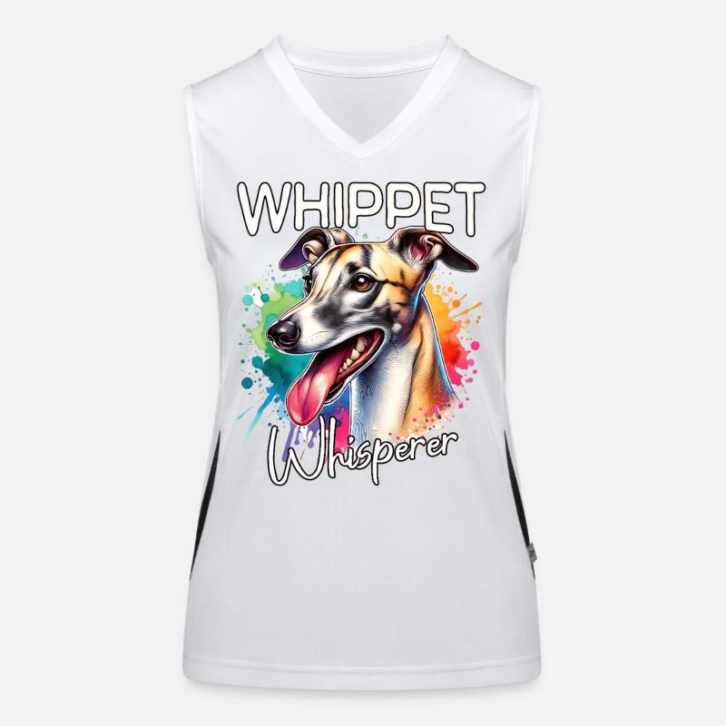 Greyhound Whisperer Women's Functional Contrast Tank Top