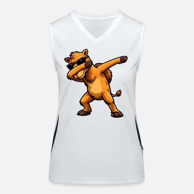 Dabbing Camel Women's Functional Contrast Tank Top