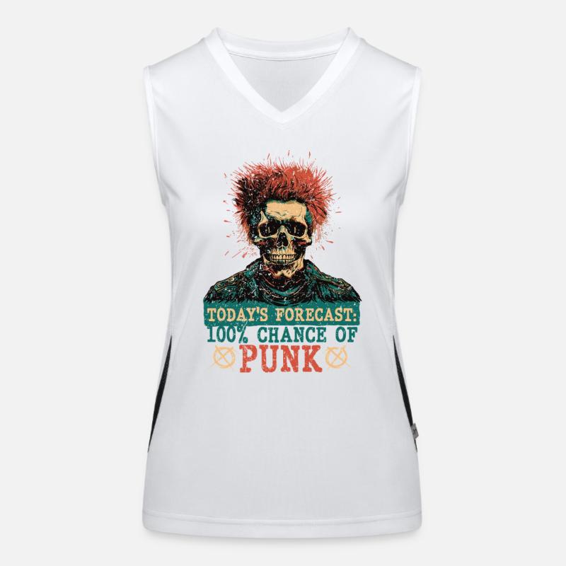 Punk Pour Un Jour Débardeur respirant contrasté Femme