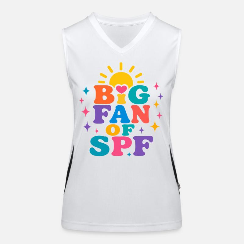 SPF Sun Protection Fan Summer Sun Women's Functional Contrast Tank Top
