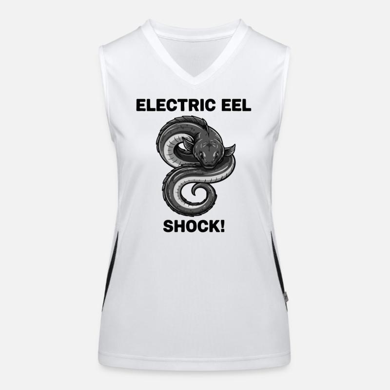 Elektrischer Aal-Schock-Aal Funktionelles Kontrast-Tank Top für Frauen