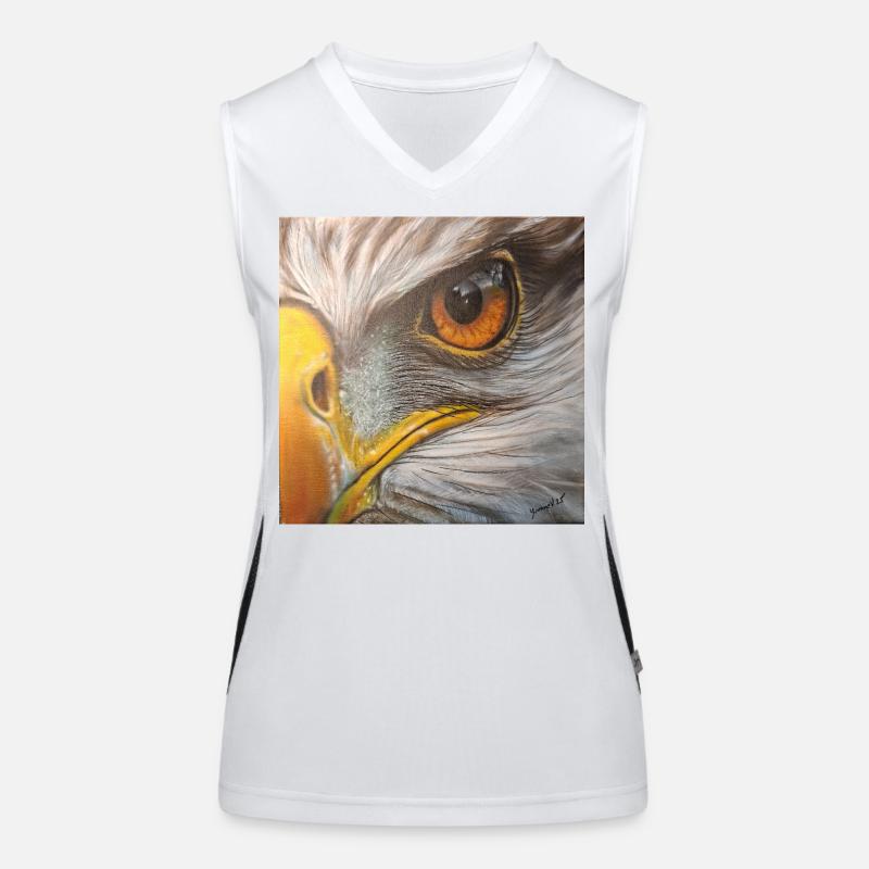 Adlerauge  Funktionelles Kontrast-Tank Top für Frauen