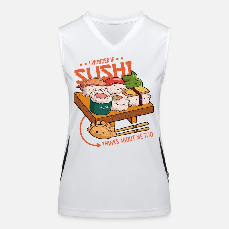 Amis du sushi Débardeur respirant contrasté Femme