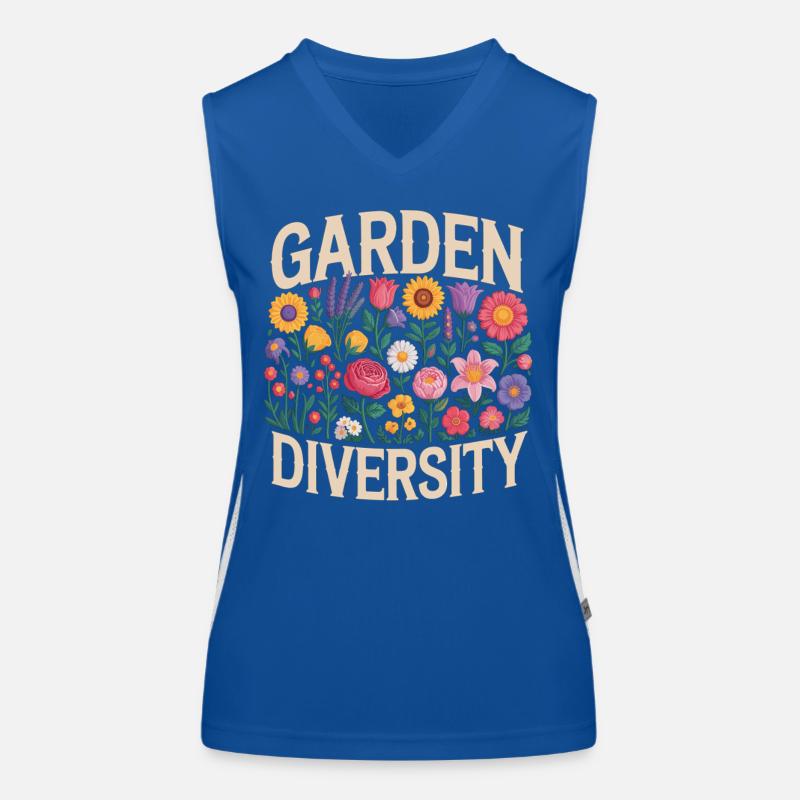 Jardin Diversité Florale Débardeur respirant contrasté Femme