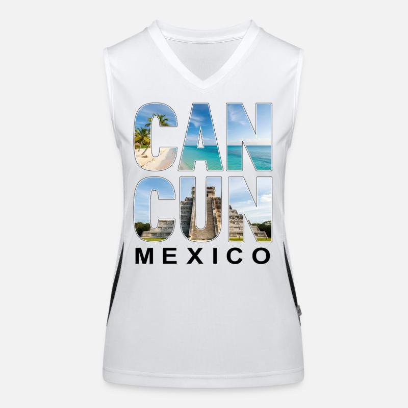 Cancun, Mexique Débardeur respirant contrasté Femme