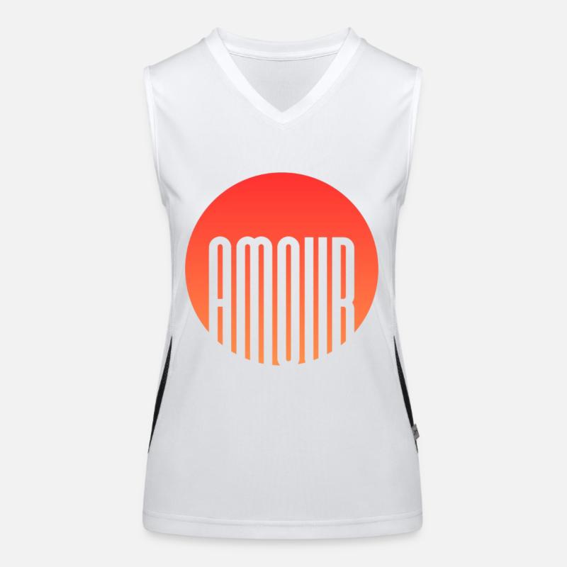 Liebe Funktionelles Kontrast-Tank Top für Frauen