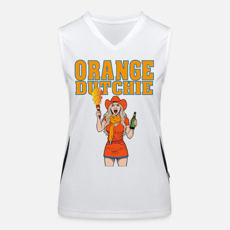 orangedutchie Funktionelles Kontrast-Tank Top für Frauen