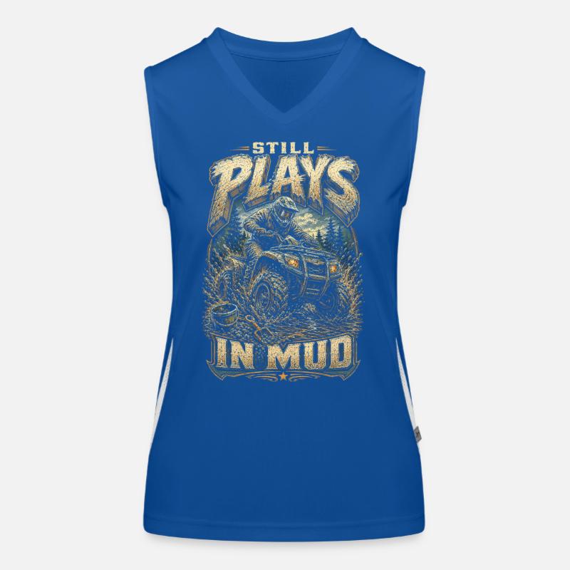 ATV Quad Fahren Quads Quadfahrer Funktionelles Kontrast-Tank Top für Frauen