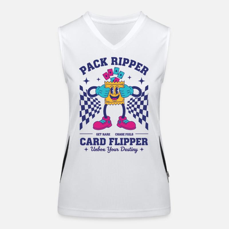 Pack Ripper Card Flipper Unbox Your Destiny Women's Functional Contrast Tank Top