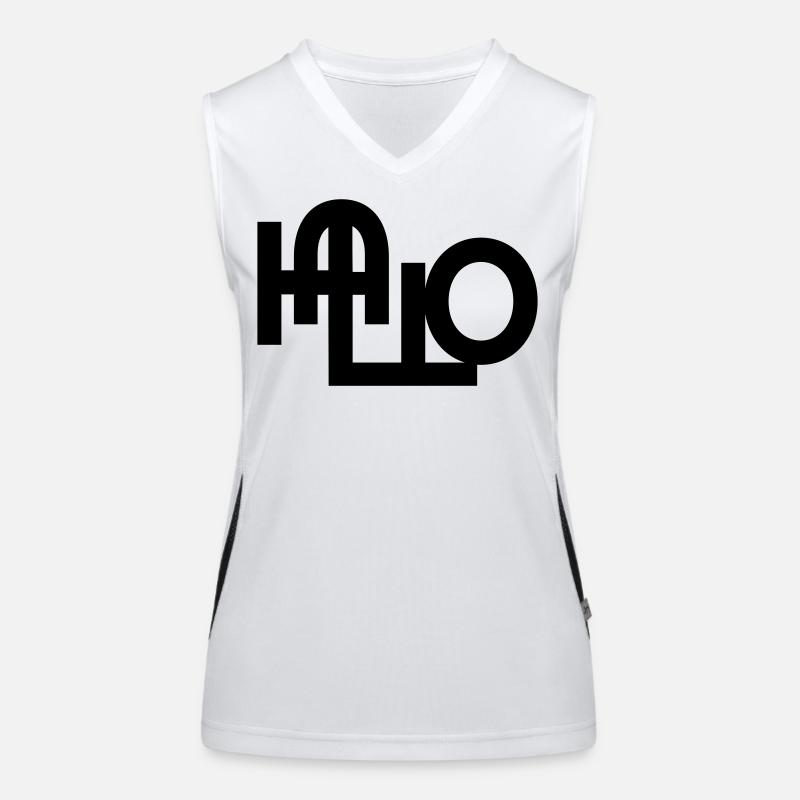 Hello welcome Women's Functional Contrast Tank Top