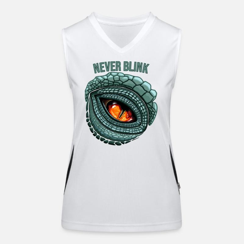 Primal Predator Eye - NEVER BLINK Women's Functional Contrast Tank Top