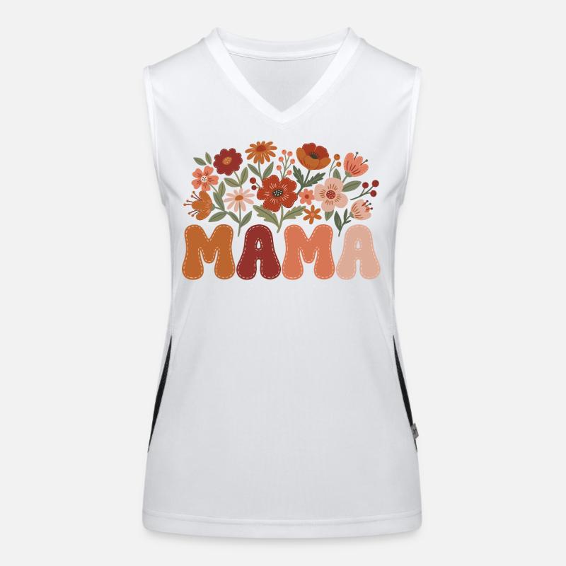 Mama Débardeur respirant contrasté Femme