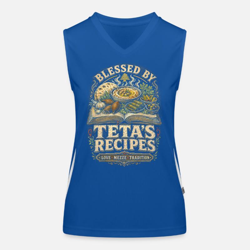 Recettes de tetas libanais libanaises Débardeur respirant contrasté Femme
