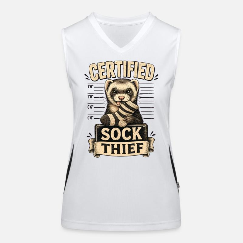CERTIFIED SOCK THIEF Women's Functional Contrast Tank Top