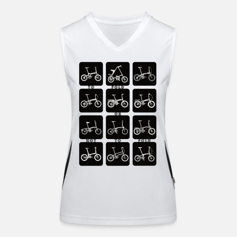 FALTEN ODER NICHT FALTEN Funktionelles Kontrast-Tank Top für Frauen