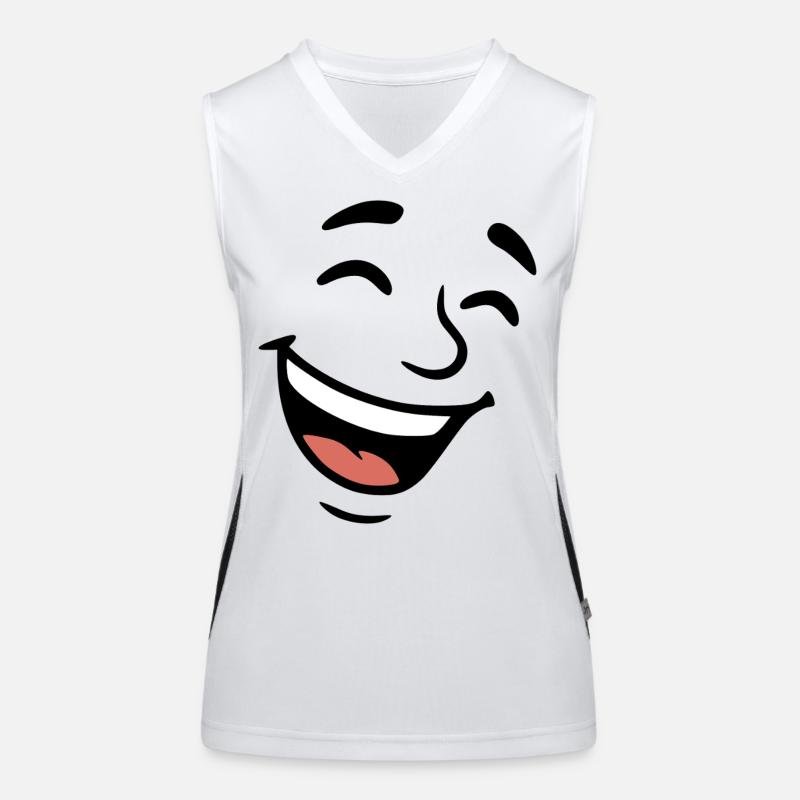 Rire Débardeur respirant contrasté Femme
