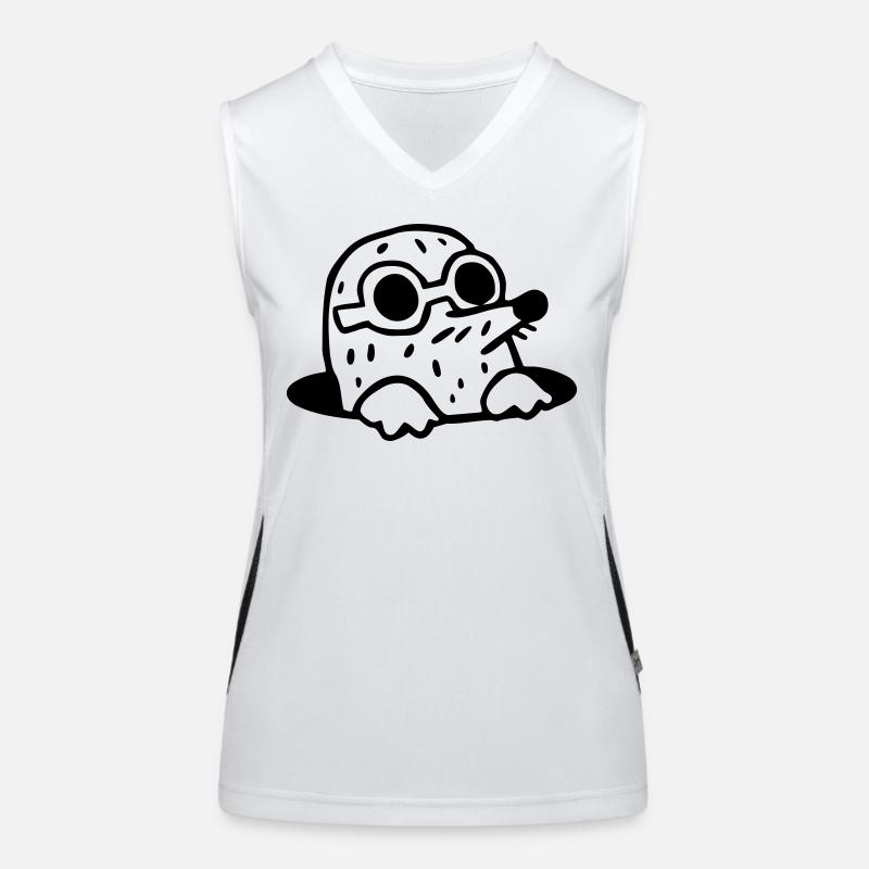 cool la Mole Débardeur respirant contrasté Femme