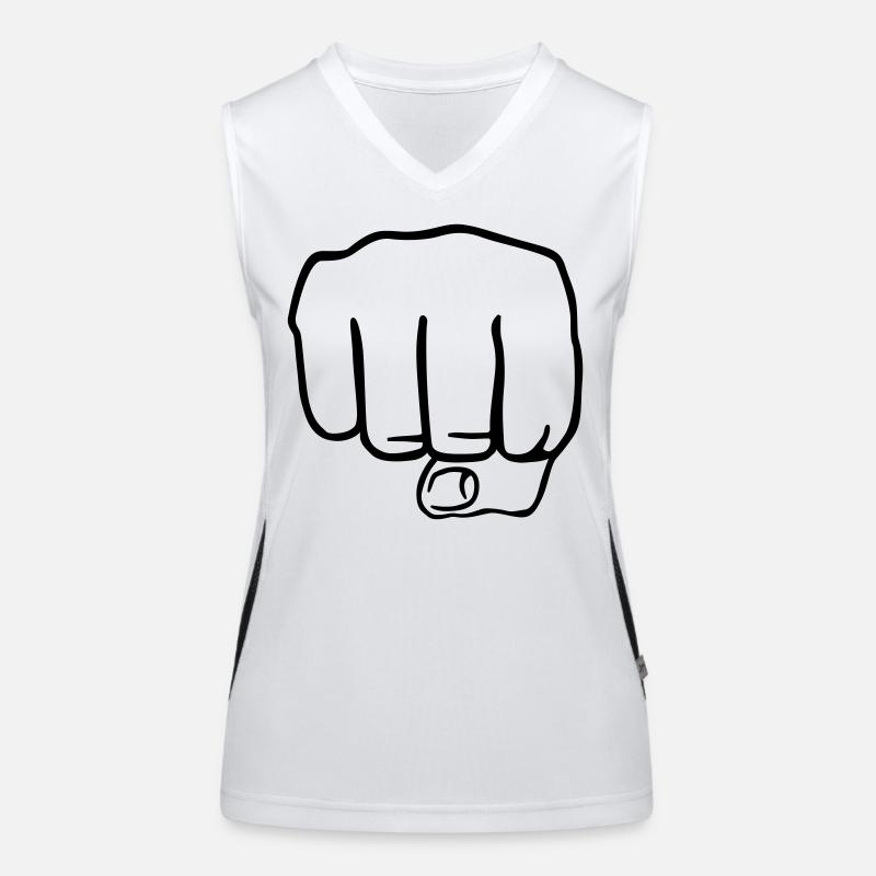 Faust | Fist | Hand Women's Functional Contrast Tank Top