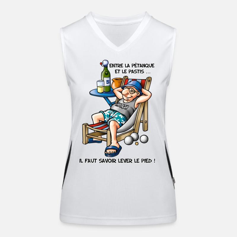 between bowls Women's Functional Contrast Tank Top