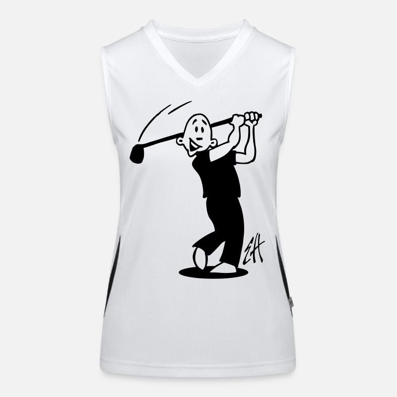 Golf Funktionelles Kontrast-Tank Top für Frauen
