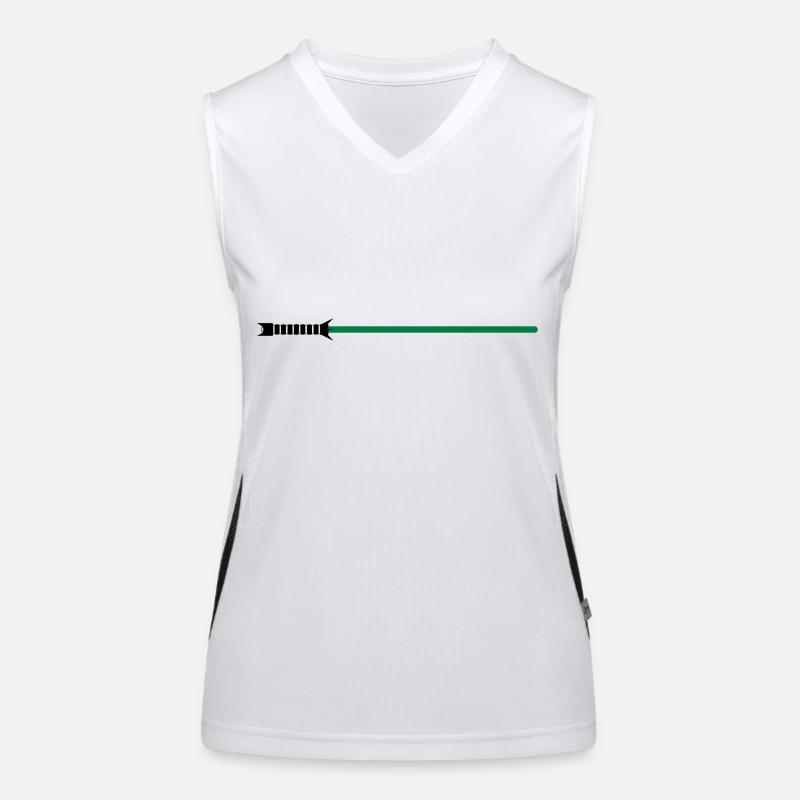 Lichtschwert Funktionelles Kontrast-Tank Top für Frauen