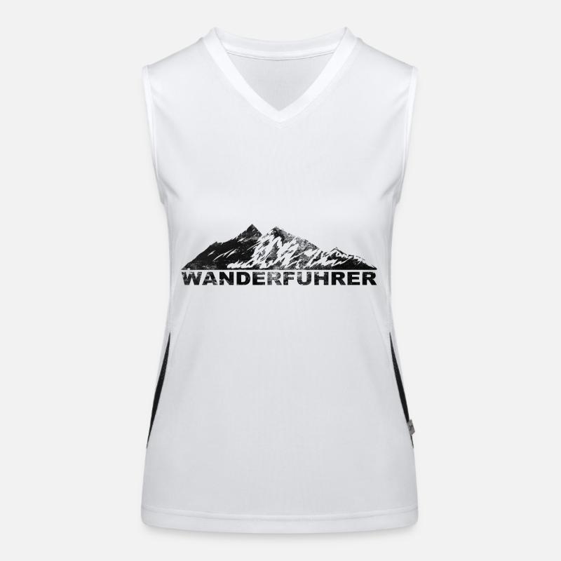 Wanderfuhrer - (4) Funktionelles Kontrast-Tank Top für Frauen