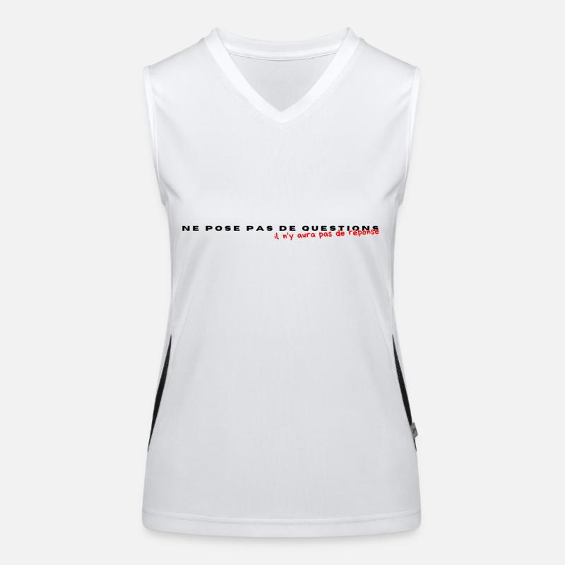 8A58F78B 9D47 4A6A 8141 A801CA2805B9 Funktionelles Kontrast-Tank Top für Frauen