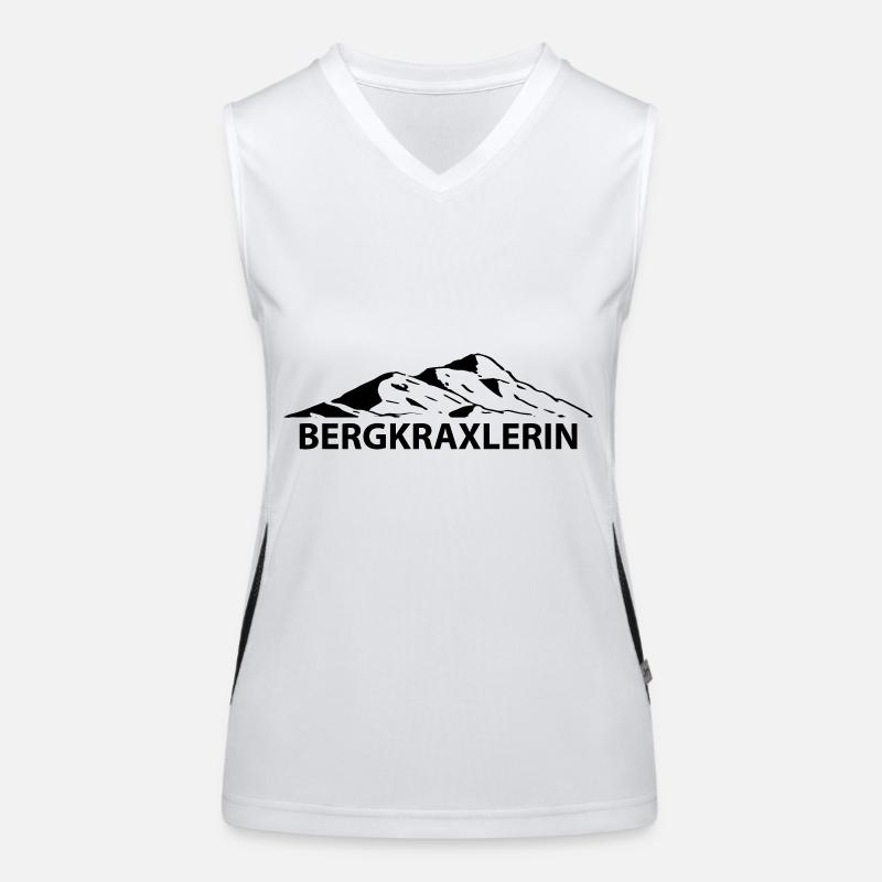 Bergkraxlerin - (7) Funktionelles Kontrast-Tank Top für Frauen