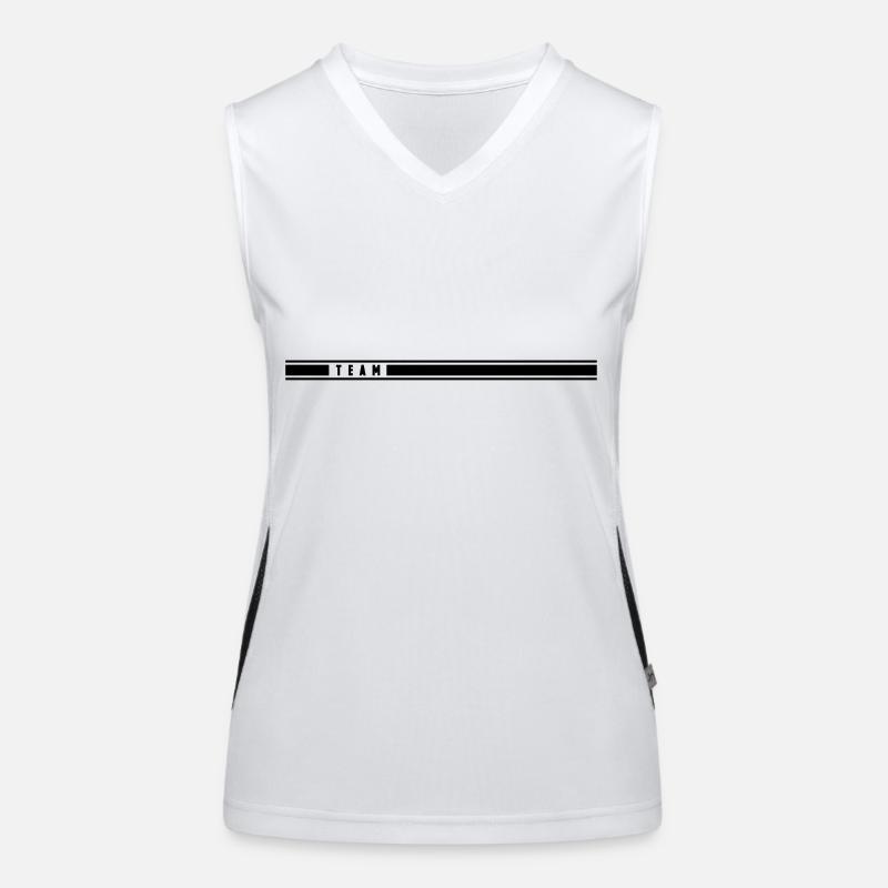 TEAM Funktionelles Kontrast-Tank Top für Frauen