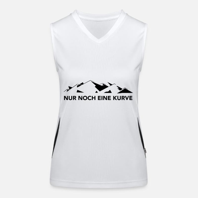 Nur Noch Eine Kurve - (8) Funktionelles Kontrast-Tank Top für Frauen