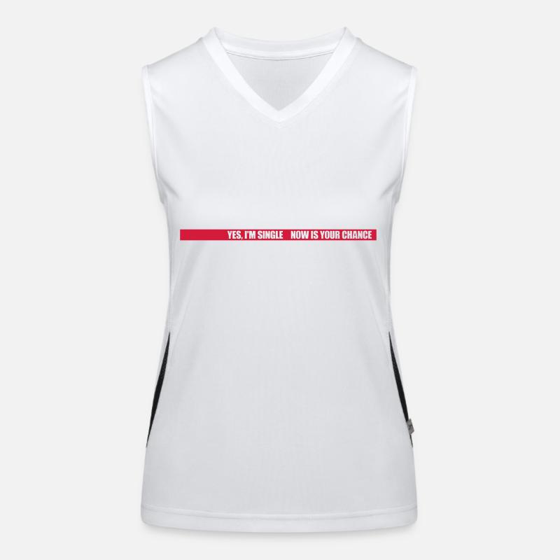single now your chance Funktionelles Kontrast-Tank Top für Frauen