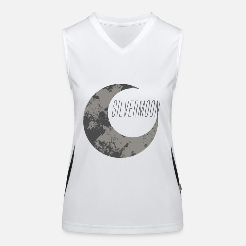 lune Débardeur respirant contrasté Femme