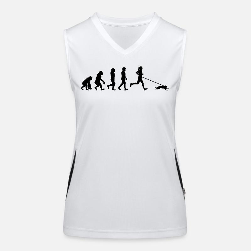 Canicross Trail Running Runner Dog Sport Evolution Débardeur respirant contrasté Femme