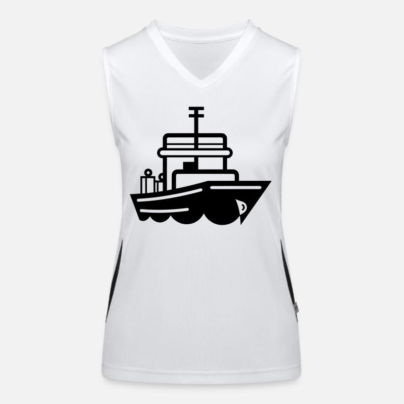 Bateau Débardeur respirant contrasté Femme