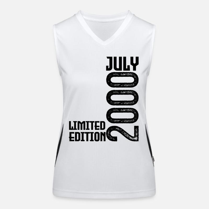 Gift July 2000. Anniversary July 2000. Women's Functional Contrast Tank Top