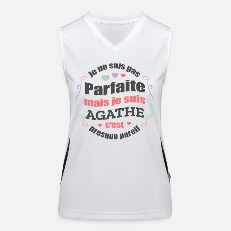 AGATHE PARFAITE - PRENOM AGATHE Débardeur respirant contrasté Femme