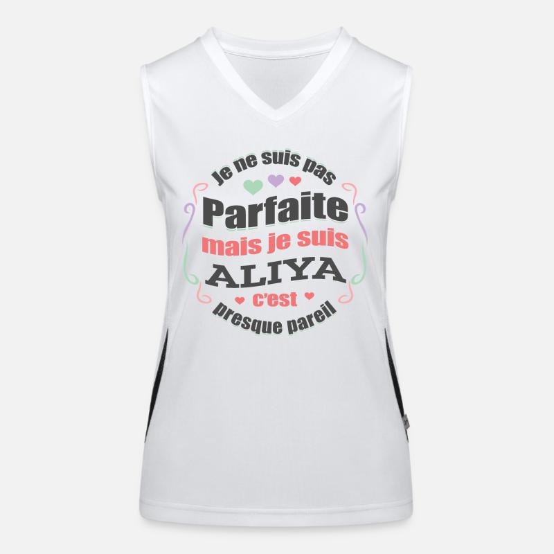 ALIYA PARFAITE - PRENOM ALIYA Débardeur respirant contrasté Femme