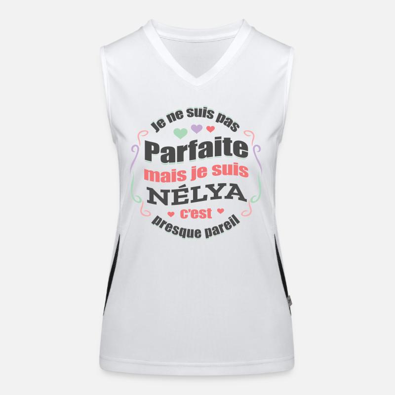 NÉLYA PARFAITE - PRENOM NÉLYA Débardeur respirant contrasté Femme