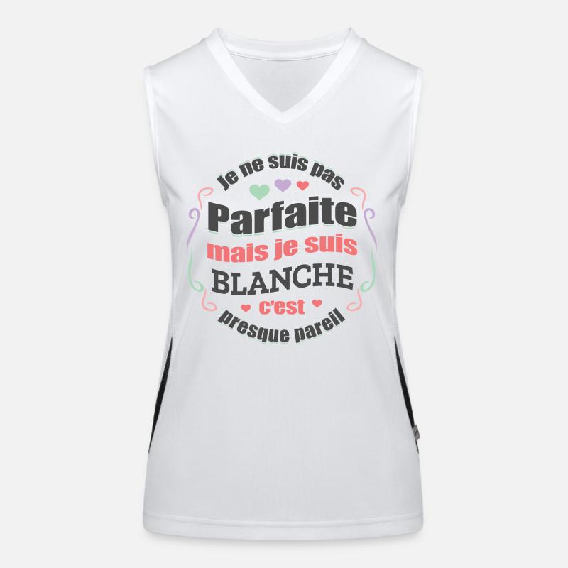BLANCHE PARFAITE - PRENOM BLANCHE Débardeur respirant contrasté Femme