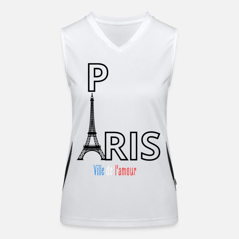 Paris Débardeur respirant contrasté Femme