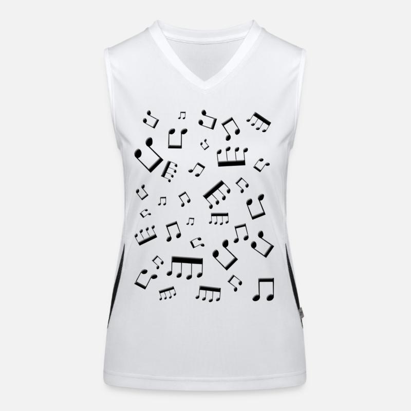 Note de Musique Débardeur respirant contrasté Femme