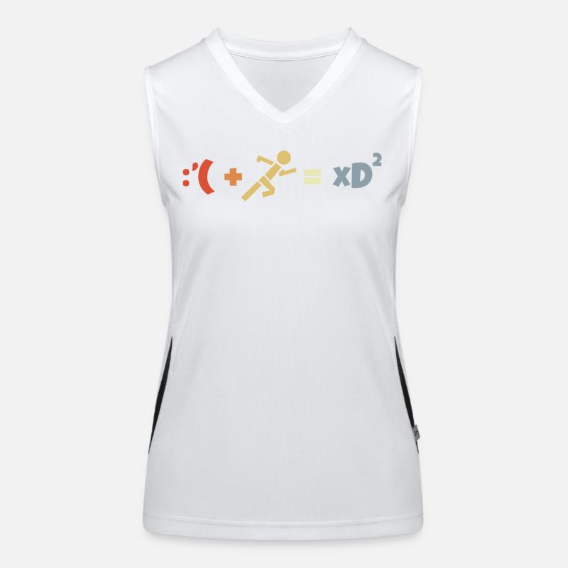 Funny running formula Women's Functional Contrast Tank Top