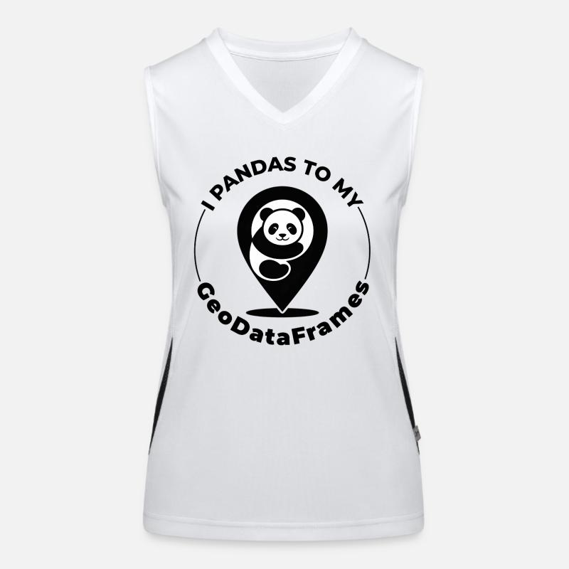 GeoDataFrames Pandas GIS Python Programmierung Funktionelles Kontrast-Tank Top für Frauen