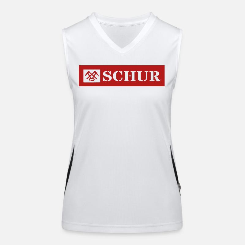Schur gon Dach Gemorje im Siegerland Sejerlänner  Funktionelles Kontrast-Tank Top für Frauen