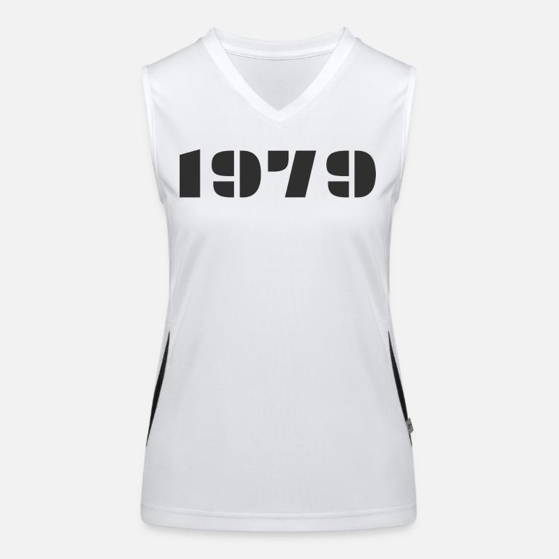 1979 Funktionelles Kontrast-Tank Top für Frauen