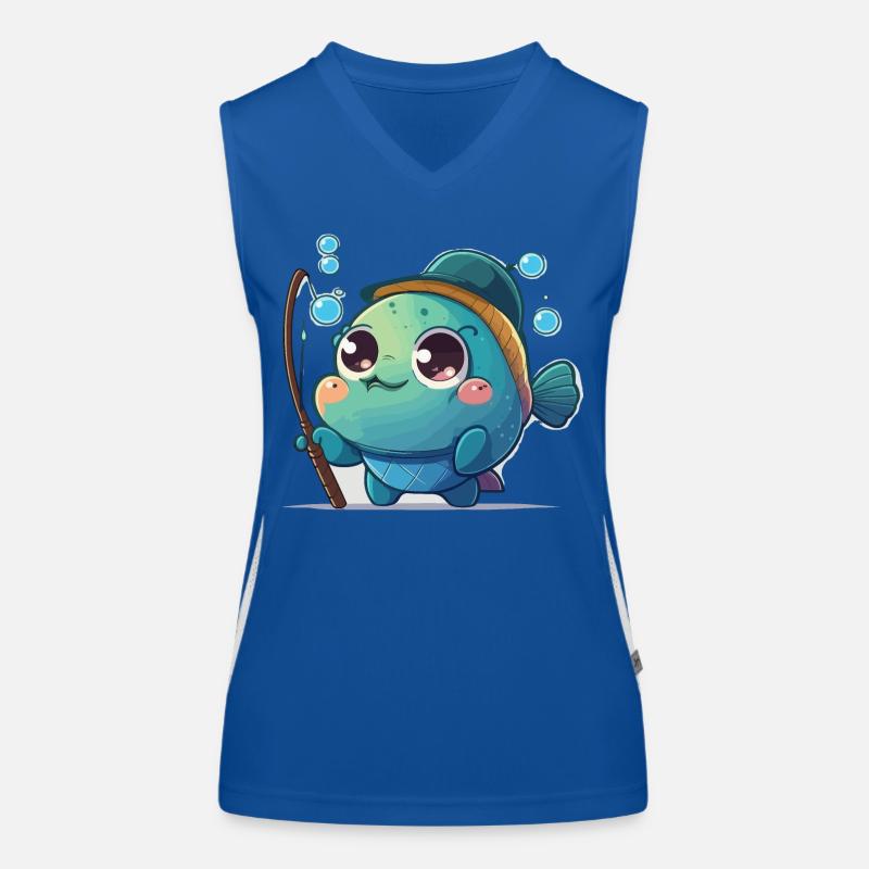 Fishing Fun Women's Functional Contrast Tank Top