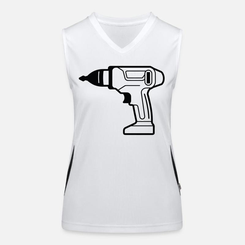 Bohrer Funktionelles Kontrast-Tank Top für Frauen