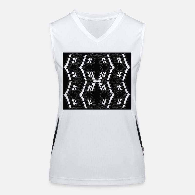 Neues Einzigartiges Muster Funktionelles Kontrast-Tank Top für Frauen