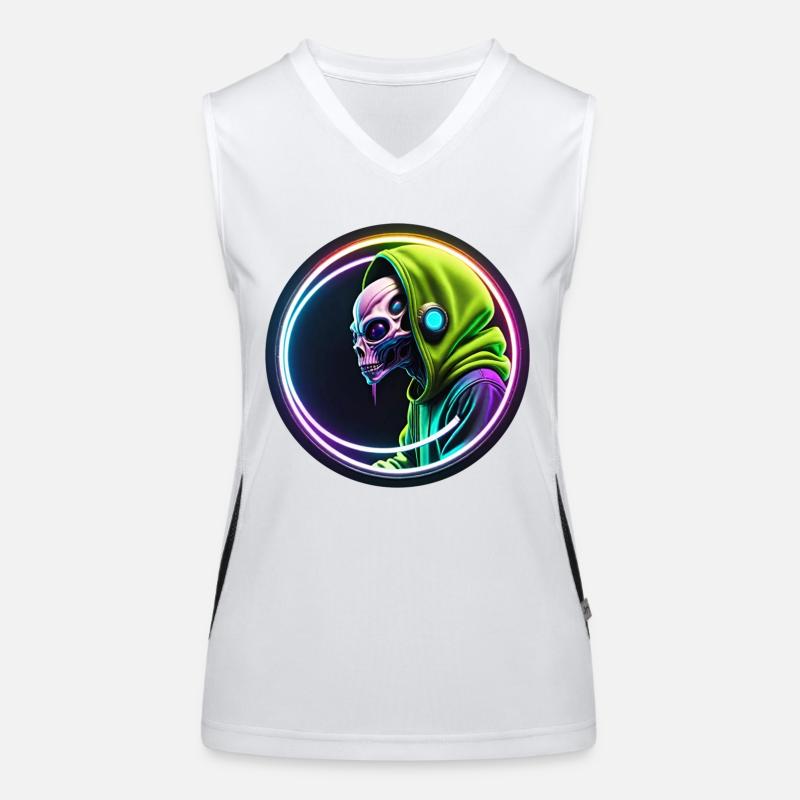 Alien beat Women's Functional Contrast Tank Top
